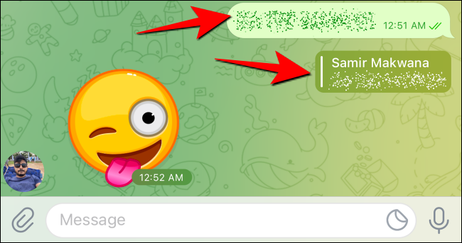 آموزش اسپویلر کردن متن در تلگرام برای گوشی اندروید
